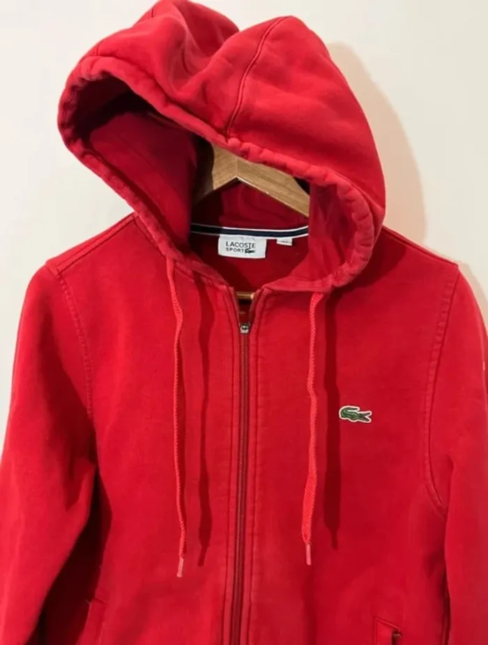 Sweat Lacoste rouge - photo numéro 5