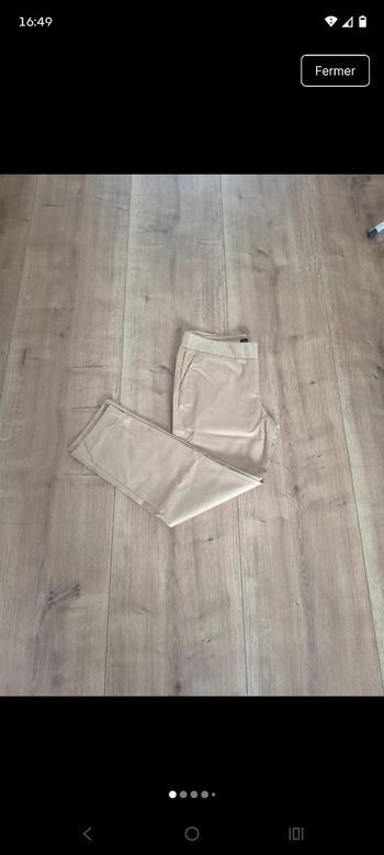 Pantalon Chino Massimo Dutti - Beige taille 42