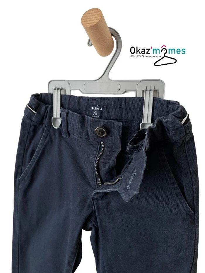 Pantalon bleu marine - Kiabi fille 6 ans - photo numéro 3