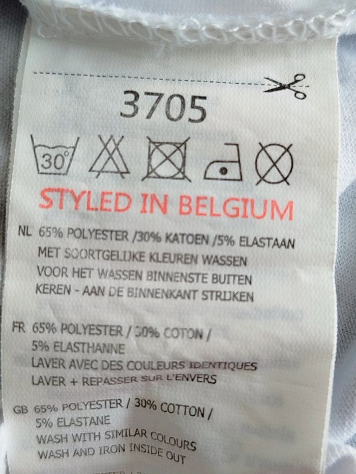 Tee-shirt manches courtes blanc Knot so bad taille 3 mois - photo numéro 4