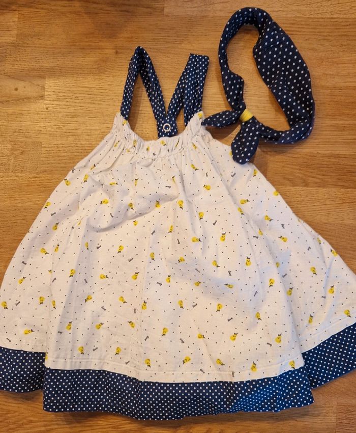 Ensemble robe citron + son bandeau - photo numéro 2