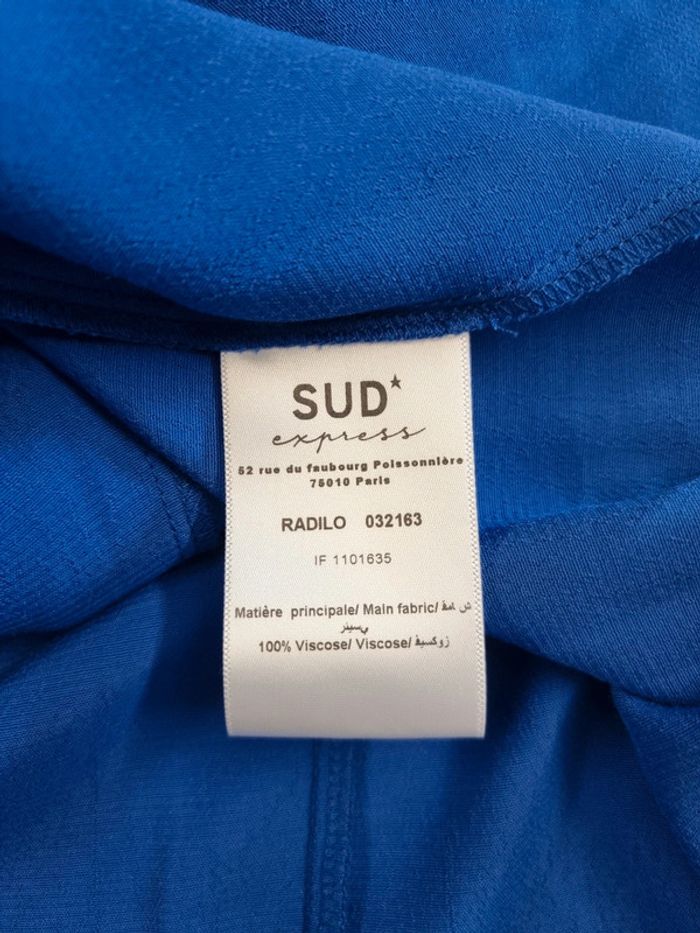 Sud Express robe courte bleu * taille L * - photo numéro 9
