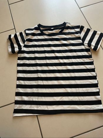 T-shirt marinière Pugsley famille adams