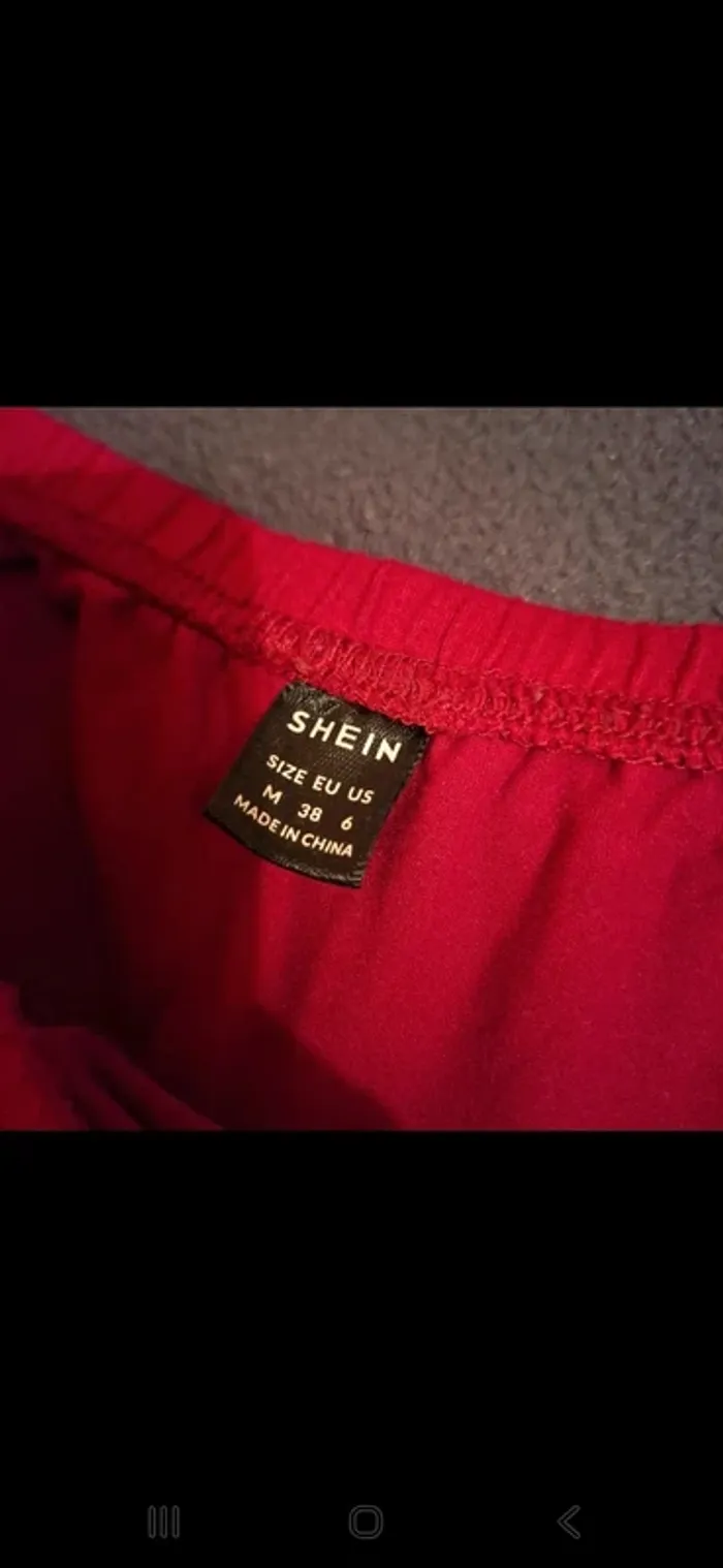 Legging de grossesse rouge taille M - photo numéro 2