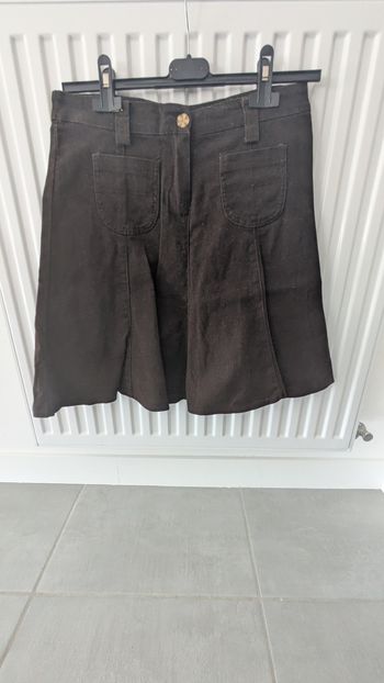 Jupe effet velour