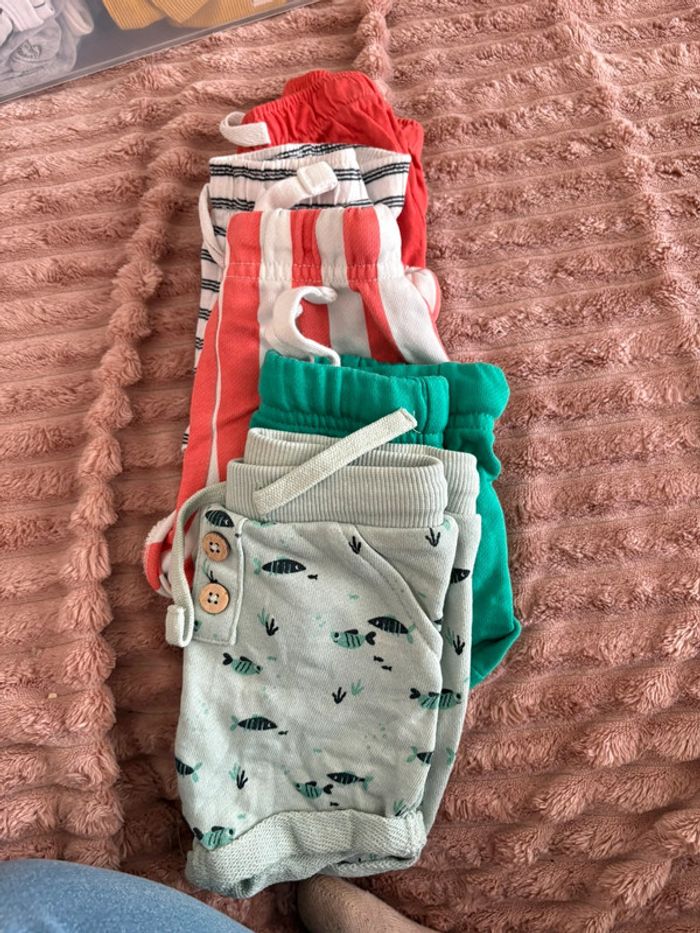 Lot de 5 shorts 3 mois