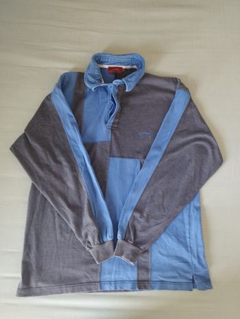 Polo homme manches longues status taille L