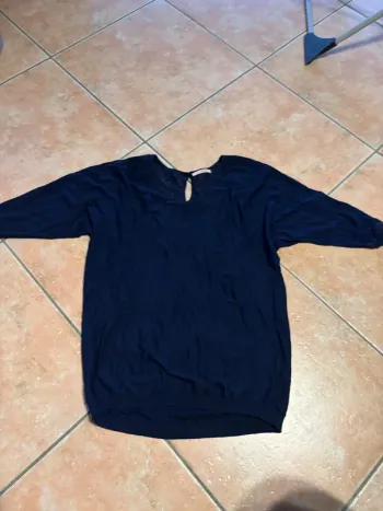 Pull camaïeu bleu
