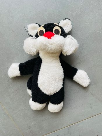 Peluche ancienne vintage Gros minet