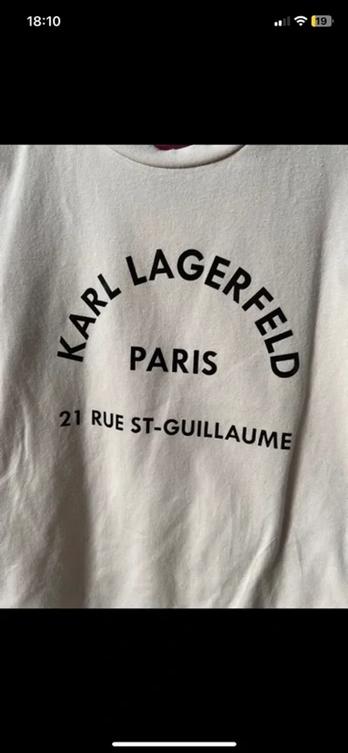 T-shirt Karl Lagerfeld. - photo numéro 3