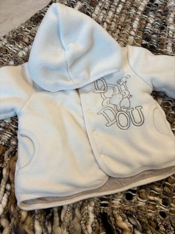 Manteau garçon réversible 9 mois