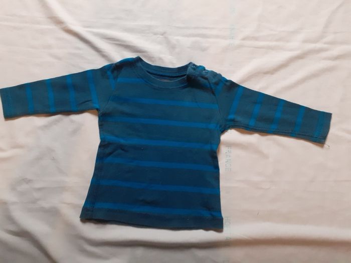 Sweet rayé bleu et bleu gris - photo numéro 2