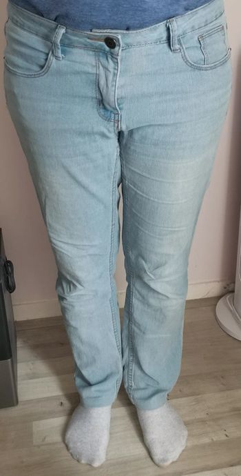 Pantalon denim gémo 38