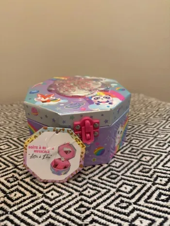 WDK - Boîte à bijoux musicale Licorne « lettre à Elise »