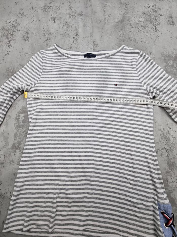 Sweat marinière Tommy Hilfiger – Taille M Femmes (mesures en photos) - photo numéro 9