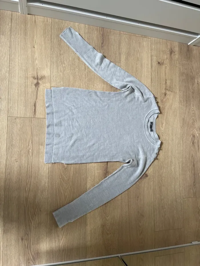 Pulls gris clair taille XS
