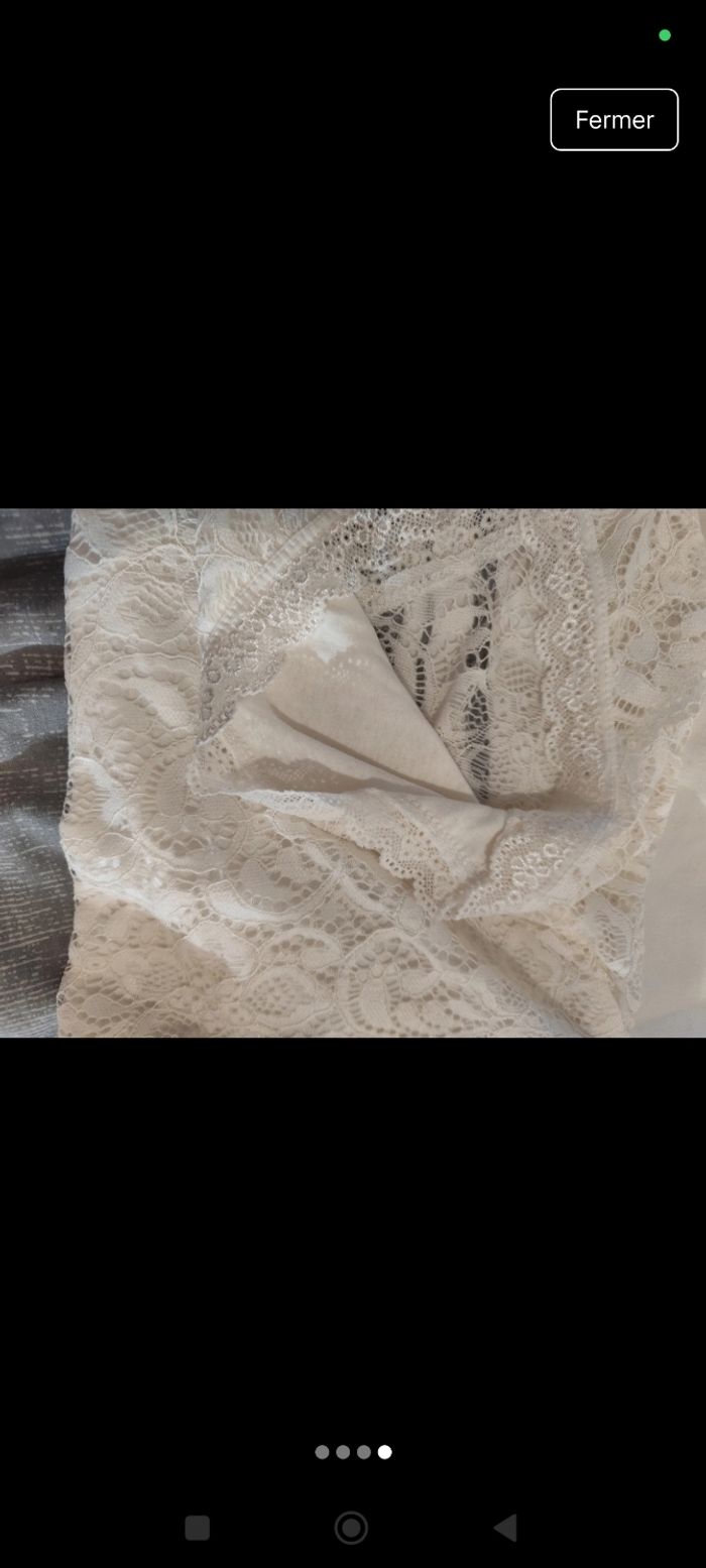Bodie blanc dentelle - photo numéro 4