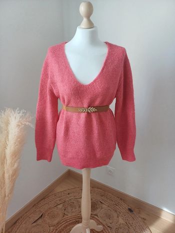 Pull rose chaud tout doux Kiabi taille S/M 36/38