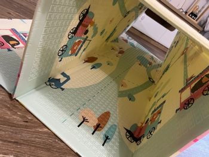 Tapis de jeu pliable réversible bébé neuf - photo numéro 9