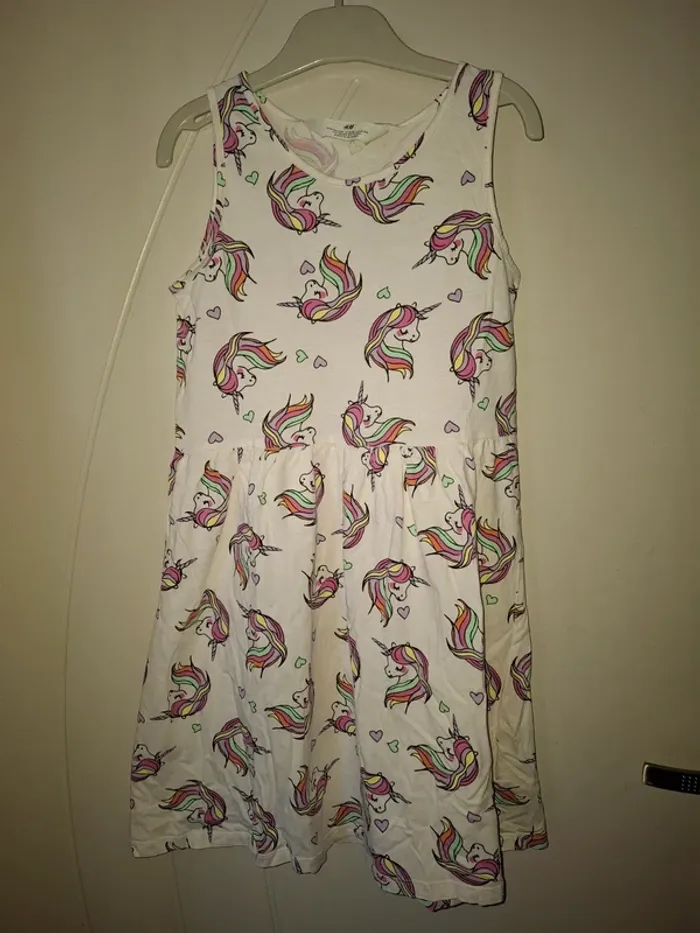 Robe licornes H&M 8 ans