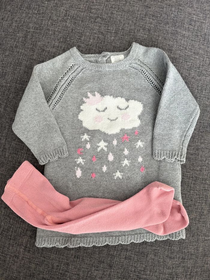 Ensemble robe pull 3 mois
