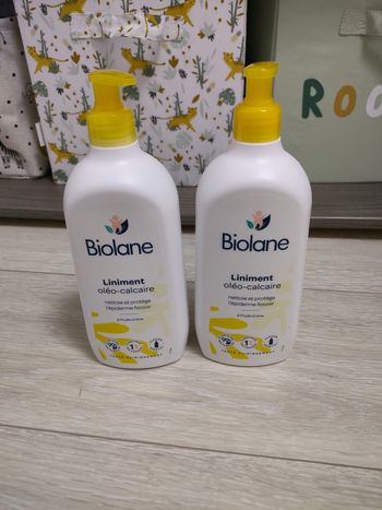 Flacons liniment marque Biolane NEUFS