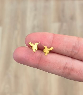 Boucles d'oreilles colibri