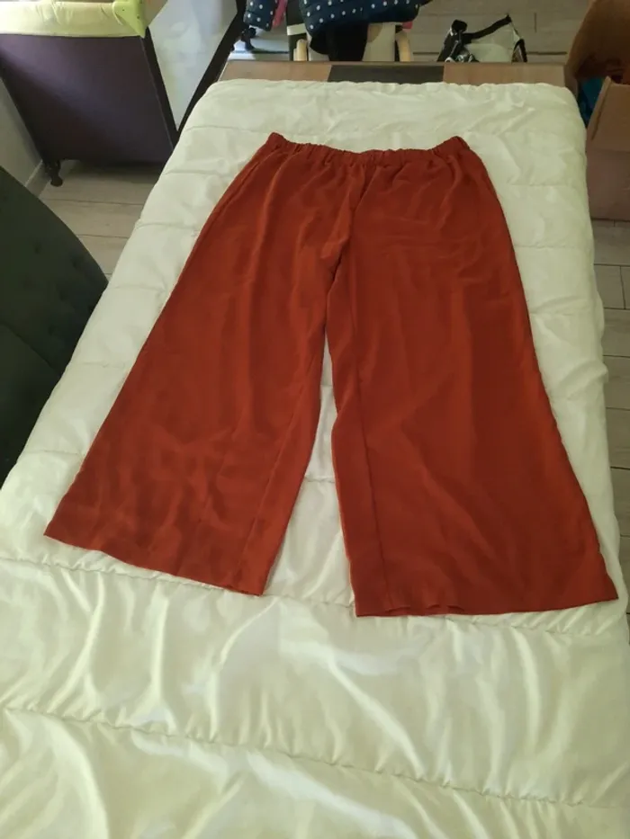 Pantalon jambes larges