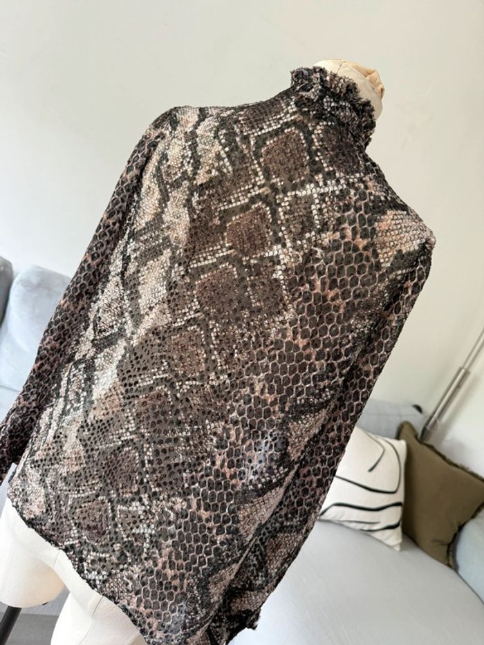 Chemisier imprimé serpent WEILL - photo numéro 4