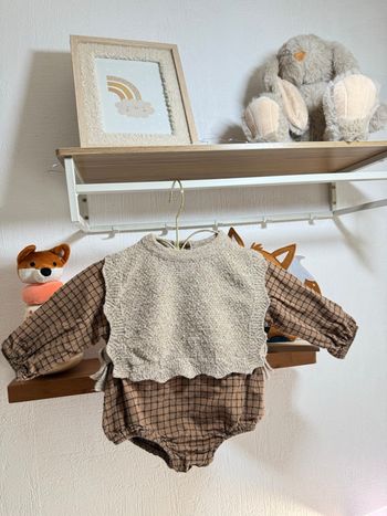 🤎 Barboteuse bébé fille • 6 mois 🧸