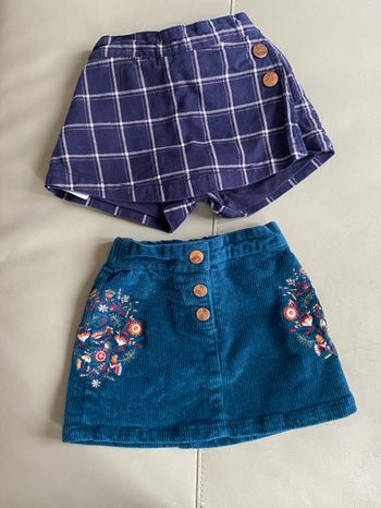 Lot 2 jupes sergent major 2 ans