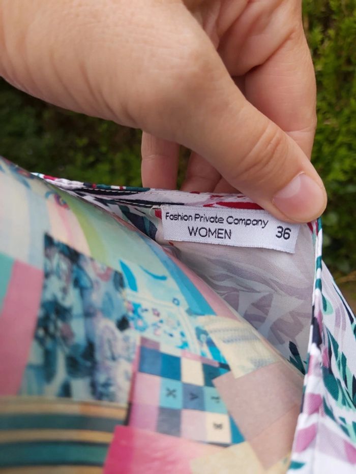 Robe d'été motif feuillage - photo numéro 5