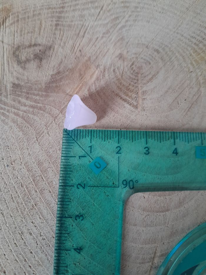 Lot de 50 perles en verre fleurs roses, marron et vertes - photo numéro 9