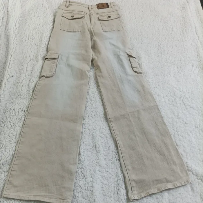 Jean New Jeans cargo évasé taille 36 - photo numéro 6
