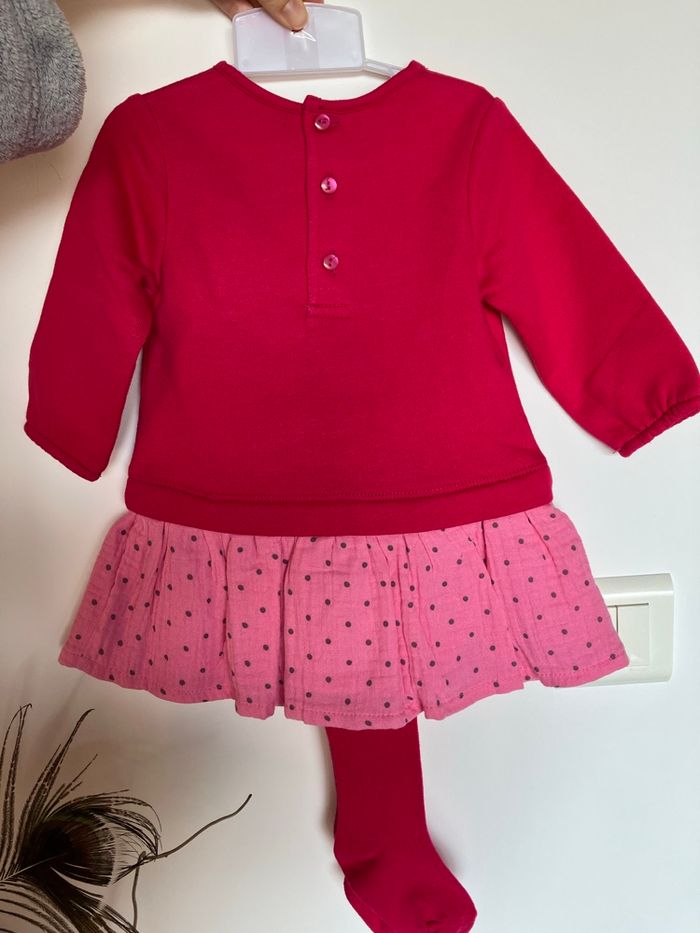 Ensemble neuf fille 6 mois - photo numéro 2
