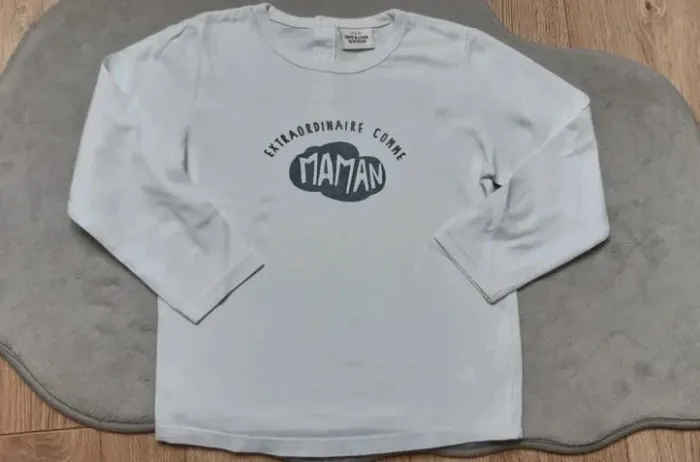 Tee-shirt ML tape à l'oeil "extraordinaire comme maman" 36m