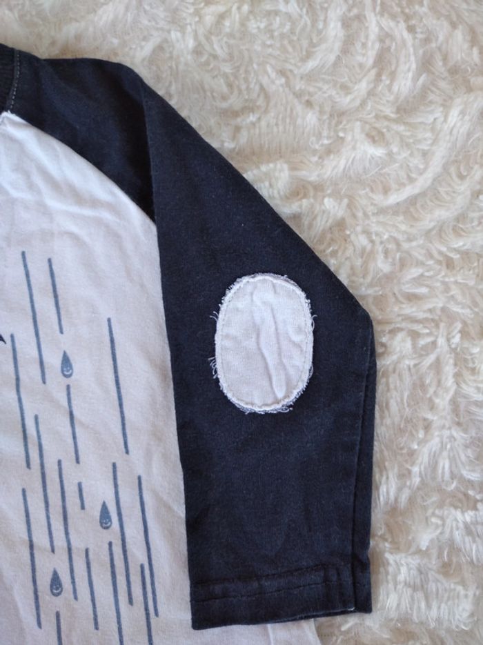 Tee shirt chemise manches longues Garçon 6 mois Pluie Kiabi - photo numéro 5