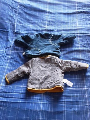 2 très jolie veste réversible bébé fille lisez bien l'annonce