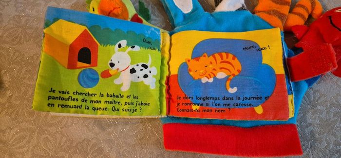 Gant marionnette à doigts livre les animaux sauvages QUATRE fleuves ES - photo numéro 3