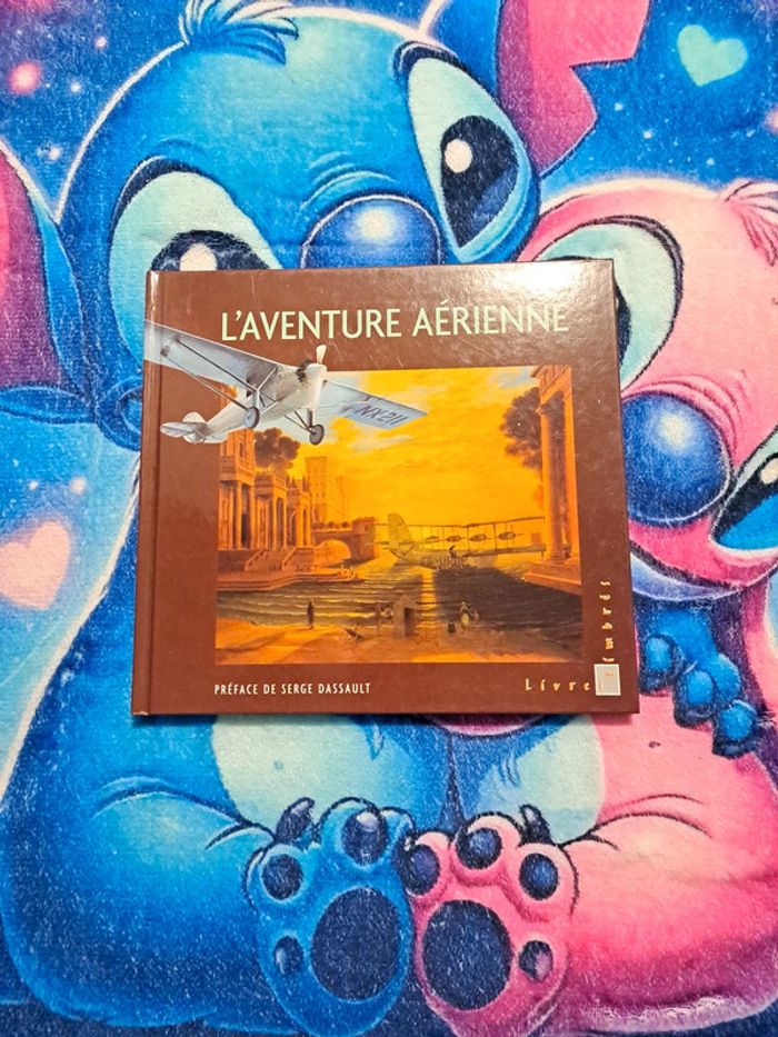 Livre timbre l'aventure aérienne