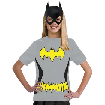 Déguisement pour fille Batman Batgirl T-shirt et masque 3-6 ans Neuf