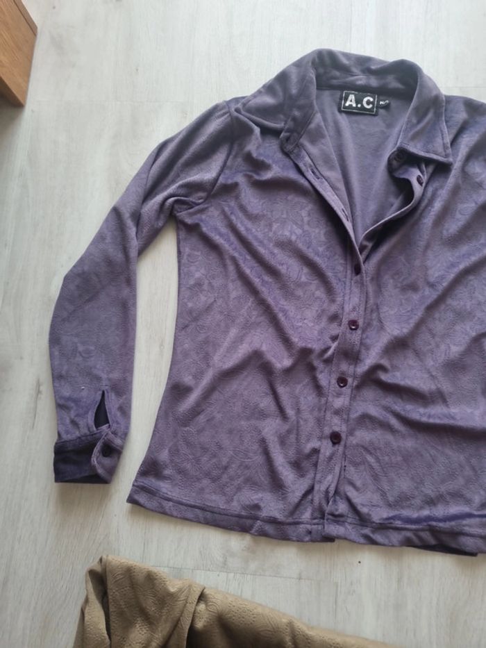 Lot 2 chemises velours - photo numéro 4