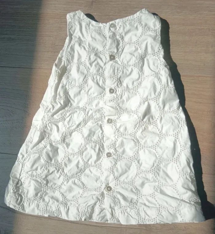 Robe blanche Obaïbi 23 mois - photo numéro 2