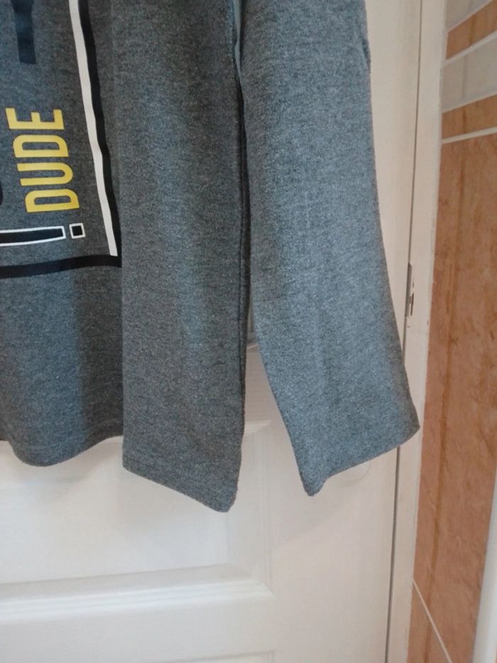 T-shirt gris chiné foncé T.12 ans - photo numéro 8