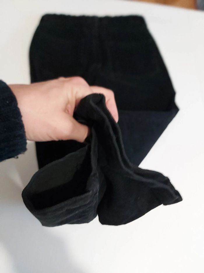 Pantalon velours noir - photo numéro 5