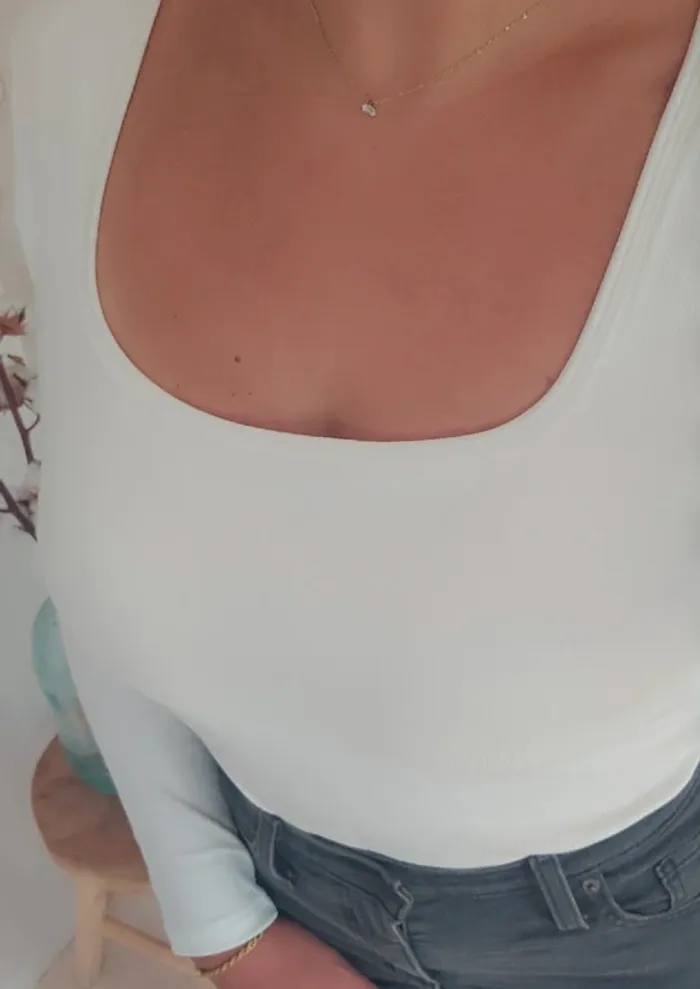 T shirt manche longue brassière rembourrée intégrée - photo numéro 5