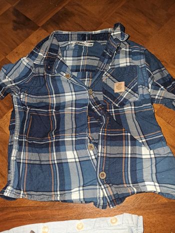 Chemise manches longues 12 mois