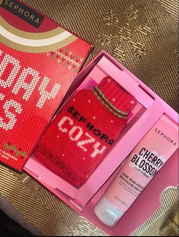 Coffret Sephora chaufferette et crème mains fleur de cerisier 