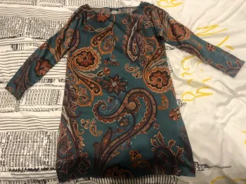 Robe tunique satin