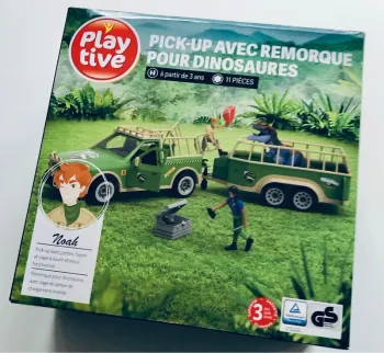 Pick-up avec remorque pour dinosaures Playtive neuf